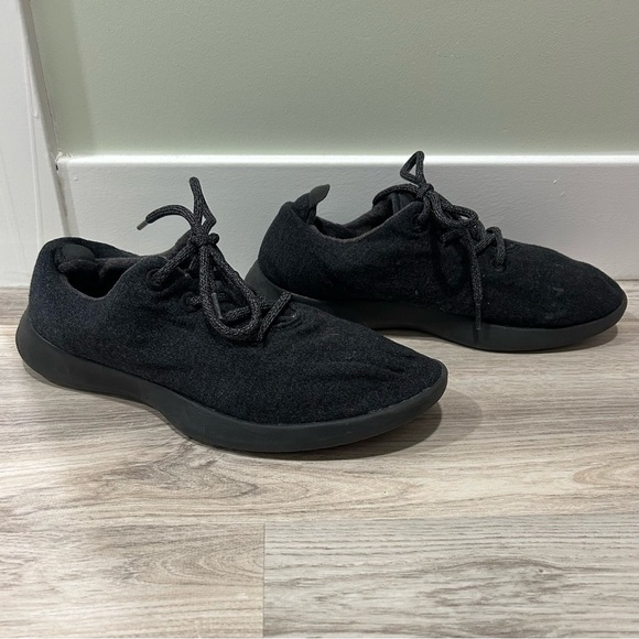 AllBirds Charcoal Wool Runners Machine Washable Men’s Shoes Sneakers Size 10 - Picture 7 of 9